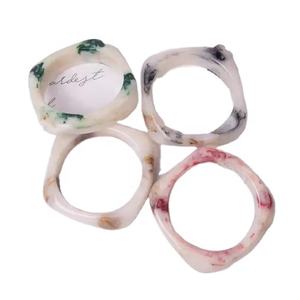 Brown Green Black Red Resin Shaded White Resin Bangle <b>Charm</b> <b>Bracelet</b> Best Selling Products in America Australia Europe - Product Image 1