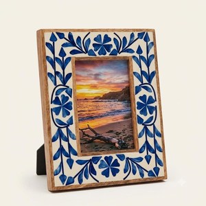 Natural Bone Inlay Picture <b>Frame</b> Luxury Handmade Photo Holder Decorative Table <b>Frame</b> Wedding Gift Home Display Accent - Product Image 4