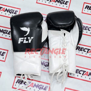 Nuevos Guantes de Boxeo con Cordones para Competición de Kickboxing, Modelo Fly, Precio Económico, Cuero Vacuno Genuino, para Sparring y Muay Thai - Product Image 5