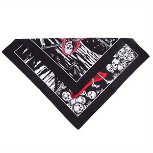 Bandanas carrés multifonctionnels en coton 100% doux, imprimés colorés et tendance, de qualité supérieure - Product Image 1