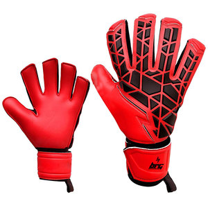 Gants de gardien de but de football pour adultes, unisexes, en cuir, imperméables, respirants, antidérapants, avec protection des doigts, fermeture à boucle - Product Image 4