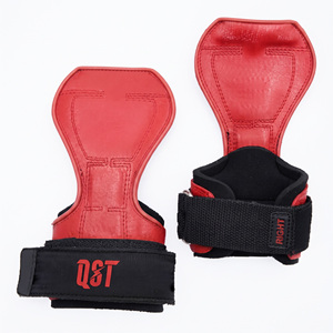 Nuevo Diseño de Última Generación, Agarraderas Ajustables de Cuero Vacuno para Levantamiento de Pesas, Color Personalizado, Logotipo, Cómodas, Fáciles de Usar, Unisex, Rectas, para Gimnasio - Product Image 4