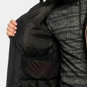 Chaqueta Softshell para Hombre con Bloques de Color, Capucha, Cierre de Cremallera, Cuello Alto, Impermeable, para Exteriores, Ajuste Regular, Ropa de Invierno - Product Image 5