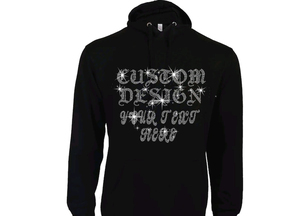 Sweat à capuche en polaire unisexe avec strass brillants, polyester/coton, hiver, écologique, haute qualité, personnalisable, design tendance - Product Image 4
