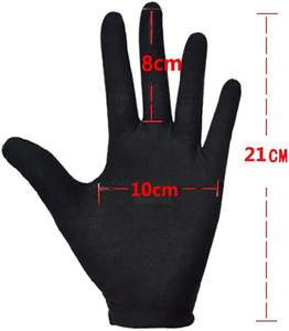 New OEM Logo Design Soft Stretchy Work <b>Gloves</b> Made of White Cotton Made by RIMZA INDUSTRIES - Product Image 5