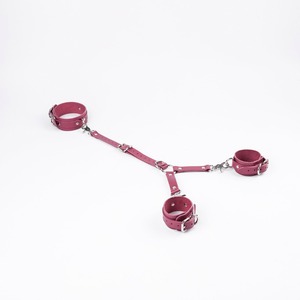 Luxury Full Grain Genuine Leather <b>Vintage</b> Heavy Duty Restraints 11Pcs Kit <b>Bondage</b> Fetish Gear Wholesale Private Labels RTTS-0047 - Product Image 2