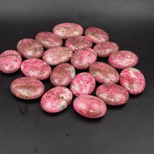 Piedra de Palma Ovalada Pulida Natural de Tulita Rosa, Cristal Curativo para Reiki, Meditación, Feng Shui, Decoración del Hogar, Venta al por Mayor - Product Image 6