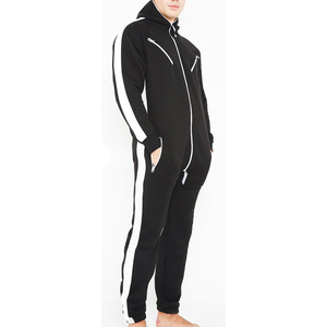 Family Matching Fleece Breathable Hooded JumpSuits One Pieces <b>Pajamas</b> <b>For</b> <b>Men's</b> High Quality Sleepwear Jumpsuit - Product Image 4