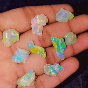 Natural Ethiopian Opal Rough <b>Large</b> Fire Opal Raw Crystal Wholesale Bulk Gemstone Jewelry Making Stone - Product Image 1
