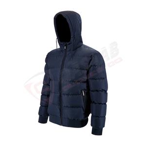 Nouvelles vestes personnalisées tendance pour hommes, vestes matelassées en polaire épaisse, vestes à capuche chauffantes pour l'hiver - Product Image 1