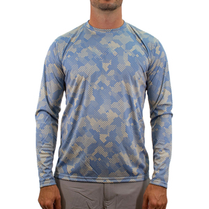 Chemises de pêche à sublimation à prix abordable, séchage rapide, respirantes, manches longues, légères, effet rafraîchissant pour hommes - Product Image 1
