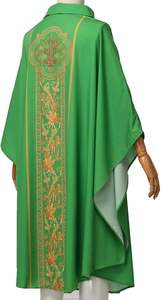 Túnica de Sacerdote Transpirable de Nuevo Diseño en Color Verde con Diseños Impresos, Vestimenta Clerical, Vestimenta para Sacerdotes, Logotipo Personalizado - Product Image 6