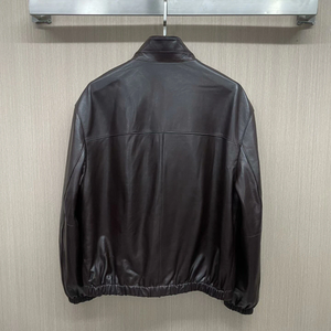 Wholesale Custom Winter Genuine Men's Leather <b>Jacket</b> Hot Supplier Streetwear Clothes Bomber Leather <b>Jackets</b> for men - Product Image 5