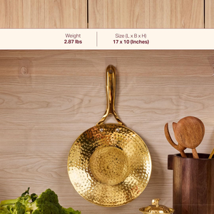 Sartén de latón para Roti Tawa, hecha a mano, de metal resistente, para cocinar Roti, Chapati, Paratha, Naan, panqueques, utensilios de cocina para restaurante - Product Image 5