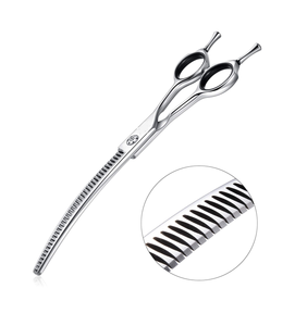 Tijeras profesionales de acero inoxidable para entresacar el pelo de mascotas - Product Image 3