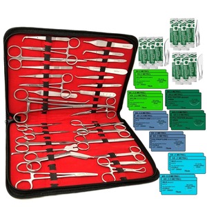 Kit de Entrenamiento de Instrumentos Quirúrgicos para Cirugía Menor de Campo, 91 Piezas, Calidad Premium, Acero Inoxidable Alemán, Certificado CE ISO por Pentax - Product Image 3