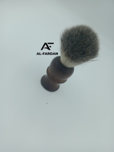 Brocha de Afeitar de Nylon Super Badger AL-FARDAN con Logotipo Personalizado para Hombre, con Mango de Madera Natural - Product Image 5