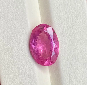 Piedra Preciosa de Zafiro Rosa de Corte Ovalado para Joyería, Gema Preciosa Rosa Facetada de Alta Calidad - Product Image 1