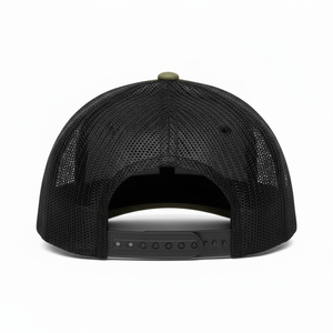 Gorra de Béisbol Trucker Personalizada 2026 con Logotipo 3D Bordado, Malla Naranja y Negra, Ajustable con Cierre a Presión, OEM - Product Image 3