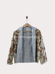 Hand Embroidered Women's Luxury Coat Handmade Velvet Suzani Eco-Friendly Winter <b>Boho</b> for Party Wear - Product Image 3