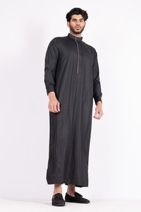 Men Juba Comfortable Muslim Long Robe Traditional <b>Islamic</b> <b>Clothing</b> Modest Loose Fit Breathable Material - Product Image 1