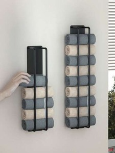 Porte-vêtements minimaliste à double niveau en métal, support de rangement rectangulaire durable en acier au carbone pour armoire - Product Image 6