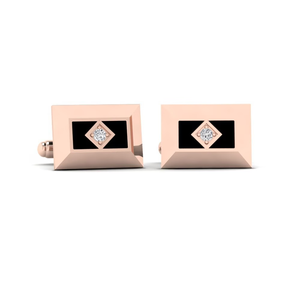 9K Gold <b>Cufflinks</b> for Men Luxury Fine Jewelry Custom Design Wedding <b>Shirt</b> Accessories Premium Quality Gift - Product Image 1