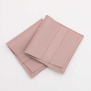 Custom Sublimated Travel Makeup Bag Organizer Double Layer Dot Pattern Cosmetic Bag <b>Case</b> Pouch With Mirror for Women - Product Image 2