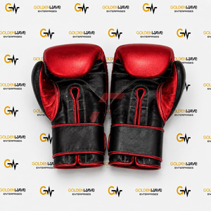 Guantes de Boxeo Personalizados con su Propio Logotipo, de Cuero Genuino de Alta Calidad, Sin Cordones, Ligeros, Duraderos, para Adultos - Product Image 3