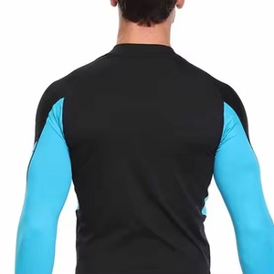 Custom Camo <b>Long</b> <b>Sleeve</b> Compression Rash Guard Shirt UPF50 Zipper <b>Base</b> <b>Layer</b> Top Quick Dry Moisture Wicking Gym Training Wear - Product Image 6