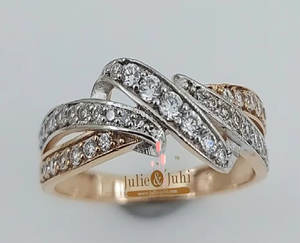 22Ct Original Yellow Gold Ladies Engagement <b>Ring</b> with Brilliant Glossy Finish for Wedding Party Festive Occasions Everyday Wear - Product Image 1