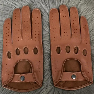 ผู้ผลิต OEM มืออาชีพ ขายส่ง รับทำโลโก้ ถุงมือขับรถกันลมสำหรับฤดูร้อน ถุงมือหนังสำหรับขับรถแข่งแบบ unisex ODM - Product Image 5