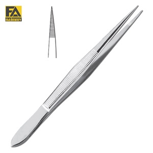 Pinzas Splinter Manuales de Acero Inoxidable, Rectas y Dentadas, Instrumento Quirúrgico para Cirugía General - Product Image 1