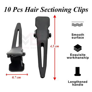 Kit de Pinzas para Extensiones de Cabello MAGMA BEAUTY de Acero Inoxidable, Multifunción, Modelo MB-ZS-422, Hecho en Pakistán, Uso Comercial, Venta al Por Mayor - Product Image 5