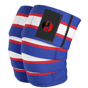 Durable Material Made In Pakistan <b>Knee</b> Wraps Wholesale Low Price Compression Workout Weight Lifting <b>Knee</b> Wraps By Burhan Sports - Product Image 1