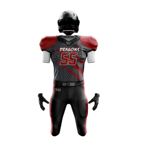 Uniformes de Fútbol Americano Personalizados con Sublimación, MOQ Bajo, Logotipo Personalizado, Ropa Deportiva al por Mayor - Product Image 2