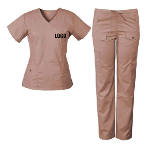 Conjuntos de Uniformes Médicos de Poliéster, Rayón y Spandex 2026: Conjuntos de Uniformes Médicos de Manga Corta para Mujer - Product Image 4
