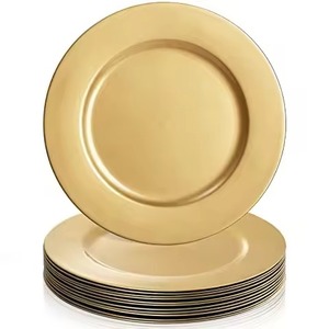 Assiette de service de luxe en laiton – Décoration élégante pour table de restaurant, événements et collection hôtelière - Product Image 2