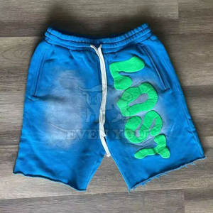 Pantalones Cortos de Alta Calidad para Hombre, con Estampado Puff, Estilo Urbano, Casual, Cómodos para Uso Diario - Product Image 6