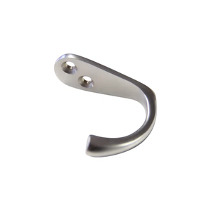 Wholesale Cast Silver Metal Furniture Hardware <b>Hooks</b> Decorative <b>Single</b> Prone Wall Mount Hanger Durable Utility <b>Hook</b> for <b>Coats</b> - Product Image 2