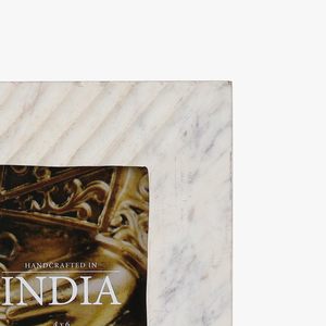 Stone Era Premium White Marble Photo <b>Frame</b> with Natural Veining for Handmade Wall Mount <b>Frame</b> for Home & Hotel Decor - Product Image 4