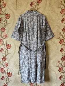 Ropa para Festivales Indios, Kimono de Algodón con Estampado a Mano - Product Image 2