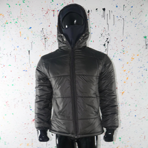 Vestes Balaclava pour hommes, camouflage, coupe ample, matelassées, pour le printemps - Service OEM, couleur noire, Custom Clush Industries - Product Image 1