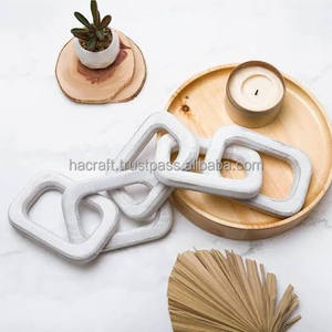 H a CRAFT Handmade <b>Wooden</b> Wall <b>Shelf</b> Farmhouse & <b>Rustic</b> Design Modern Art Oval Shape Florals Pattern Home Decor - Product Image 1