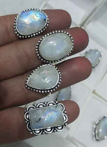 ผู้ผลิตขายส่งแหวนพลอยธรรมชาติทรงรีหน้ากว้างปรับขนาดได้ แหวนแต่งงาน แหวนหมั้น ของขวัญงานปาร์ตี้ สินค้าขายดีอันดับต้นๆ - Product Image 4