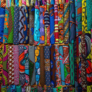 Printed African Kitenge Woven Combed Cotton Poplin <b>Fabric</b> 100% Cotton Plain Shrink-Wrinkle Resistant <b>Medium</b> Weight 120GSM Girls - Product Image 4