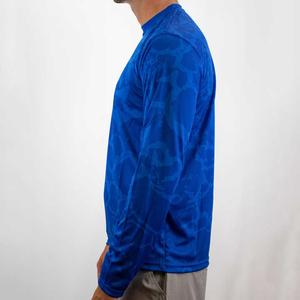 Camisetas de Pesca Lisas para Hombre a Bajo Precio, Venta Directa de Fábrica Meni, Camisetas de Pesca Transpirables con Protección UV, Camisetas Ringer, Gran Venta - Product Image 2