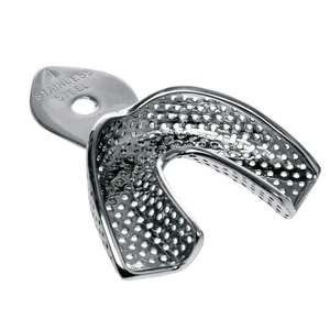 Plateau d'empreinte dentaire jetable en plastique de qualité supérieure Metal Med Corporation certifié CE, hygiénique, taille personnalisable, manuel - Product Image 6