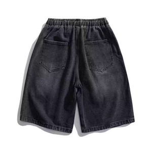 Shorts en jean taille mi-haute pour femme, style décontracté streetwear Y2K, avec ceinture, 100% coton, prix direct fabricant, vente en gros - Product Image 5