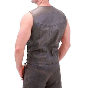 Nouveau Gilet de Moto en Cuir Tendance 2026 de Haute Qualité pour Hommes, Grande Taille, Course, Sécurité, Fabrication Personnalisée, Fabriqué au Pakistan - Product Image 6